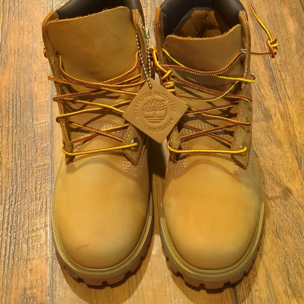 Timberland Premium 6- inch Waterproof Boots  Jr. Size 4.5